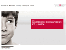 Tablet Screenshot of care-line.de